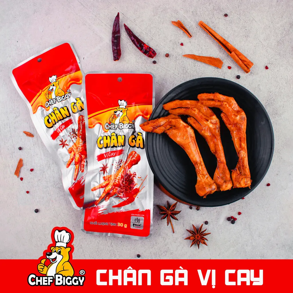 Chân Gà CHEF BIGGY Vị Cay 30g.webp
