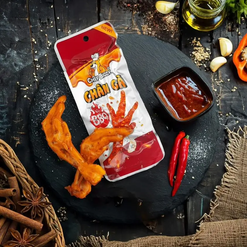 CHEF BIGGY Chân Gà 30g - Vị BBQ.webp