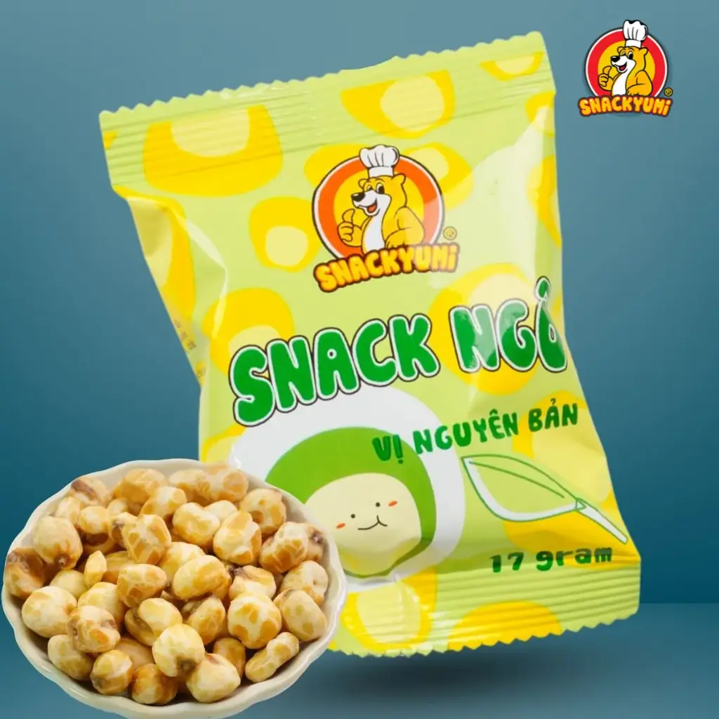 Snackyumi snack ngô vị nguyên bản 17g