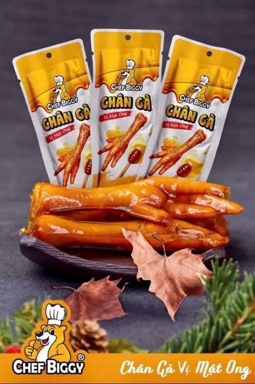 Chef biggy chân gà 30g - vị mật ong