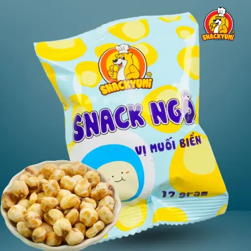 Snackyumi Snack Ngô vị muối biển 17g